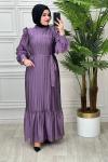 3965 Çağda Elbise Lila