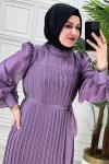 3965 Çağda Elbise Lila
