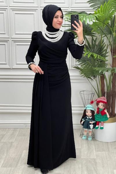 3973 Elbise Siyah