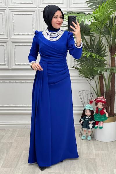 3973 Elbise Saks Mavisi