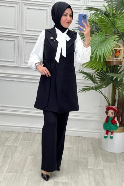 4003 Tunik Takım Siyah