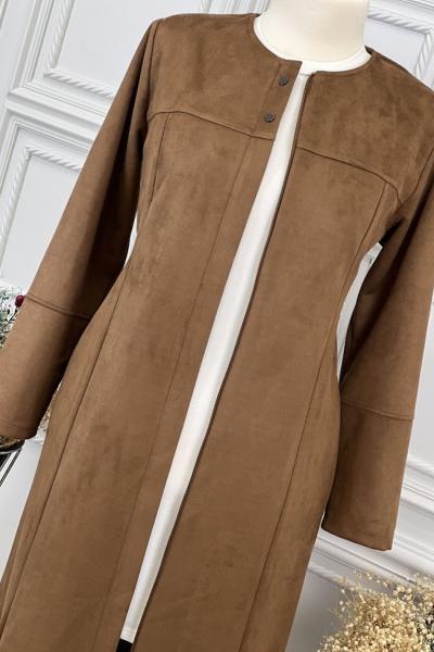 4035 Süet Pardesü Taba Taba