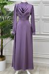 4039 Dilge Elbise  Lila