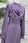 4039 Dilge Elbise  Lila