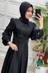4062B Elbise Siyah