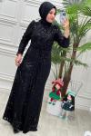 4083 Nigar Elbise Siyah