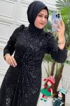 4083 Nigar Elbise Siyah