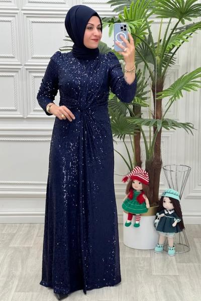 4083 Nigar Elbise Lacivert