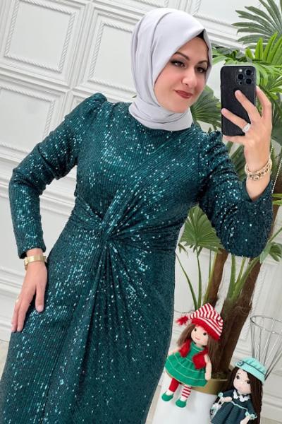 4083 Nigar Elbise Zümrüt