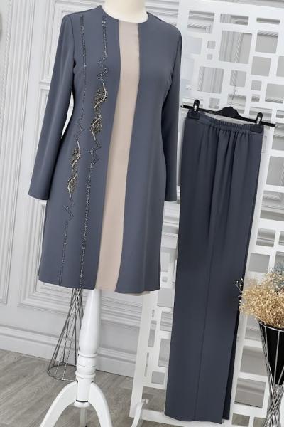 4101 Mina Takım Gri