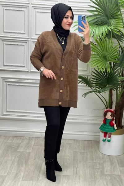 41010 Hırka Kahverengi