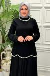 4104 Tunik Takım  Siyah