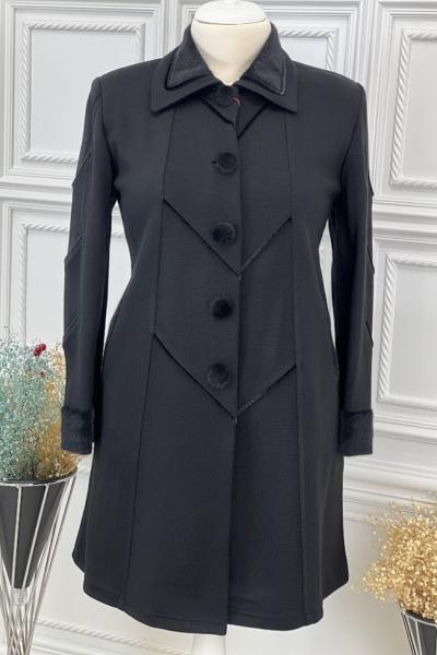 4123  Çelik Örgü Ara Boy Kap Siyah Siyah