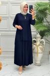 4125 Tunik Takım Lacivert