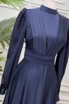 4133 Efna Elbise Lacivert