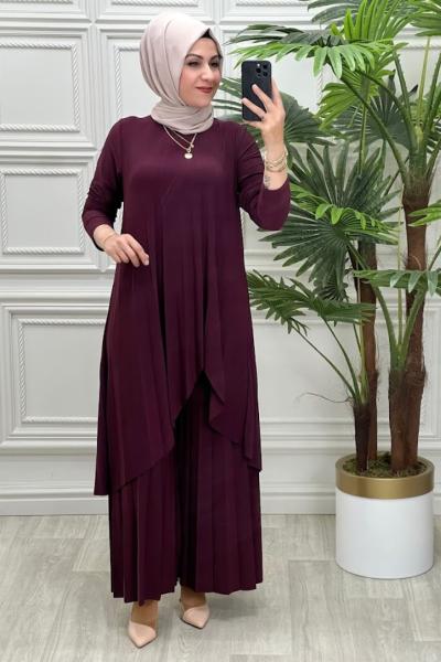 4161 Firuze Takım Mor