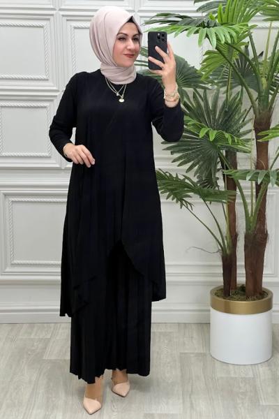 4161 Firuze Takım Siyah