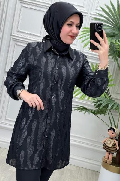 4167B Tunik Siyah