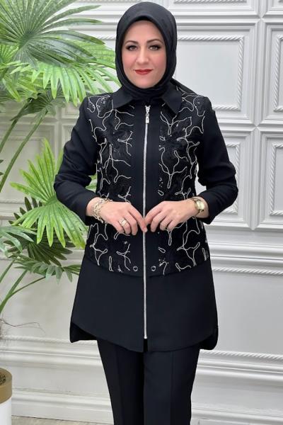 4193 Tunik Takım Siyah