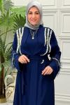 4200 Abaya  Lacivert