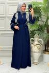 4200 Abaya  Lacivert