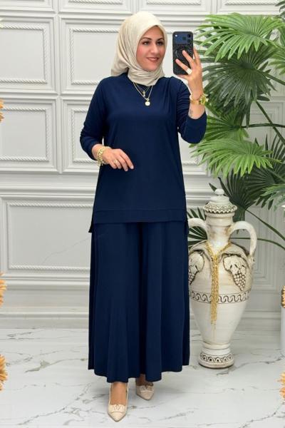 4206 Tunik Takım Lacivert
