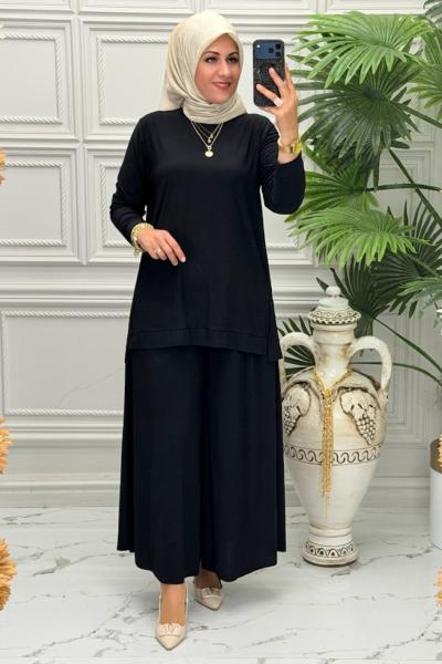 4206 Tunik Takım Siyah