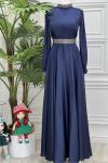 4211 Şimal Elbise Lacivert
