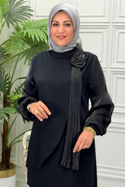 4225 Tunik Siyah