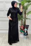 4252 ELBISE Siyah