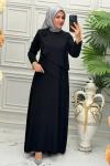 4254 Elbise Siyah