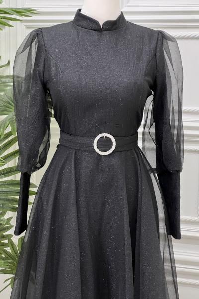 4340 Ebrar Elbise Siyah