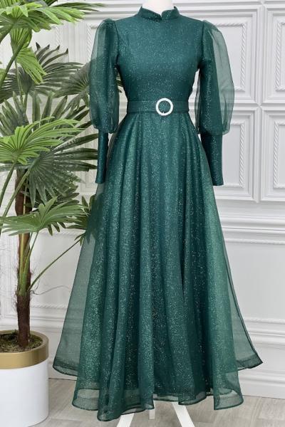 4340 Ebrar Elbise Zümrüt