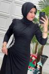 4349 ELBISE Siyah