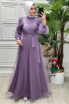 4355 Elbise Lila