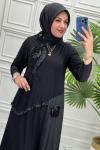 4356 Elbise  Siyah