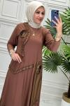 4356 Elbise  Taba