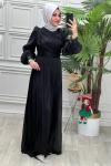 4408B Elbise Siyah