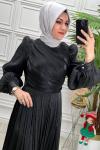 4408B Elbise Siyah