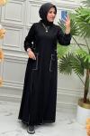 4411  Elbise  Siyah