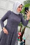 4427 Mahidevran Elbise Lila