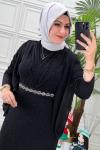 4441 Güneş Elbise Siyah