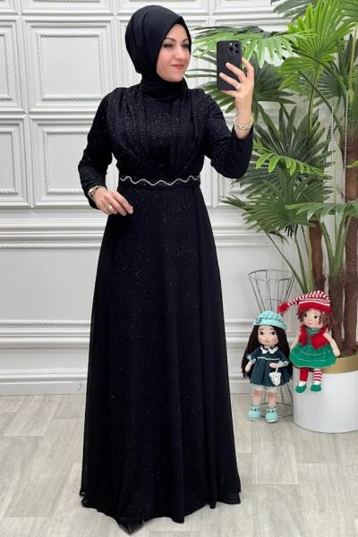 4448 Elbise Siyah