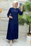 4450 Elbise   İndigo