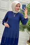 4450 Elbise   İndigo