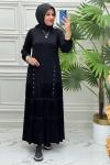 4450 Elbise  Siyah