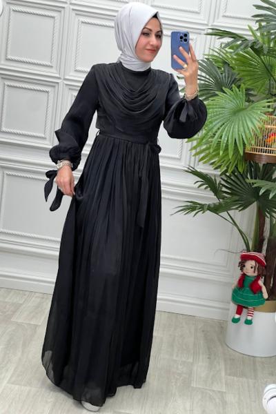 4459 Elbise Siyah