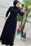 4462 ELBİSE Siyah