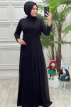 4462 ELBİSE Siyah