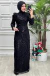 4492 Elbise Siyah